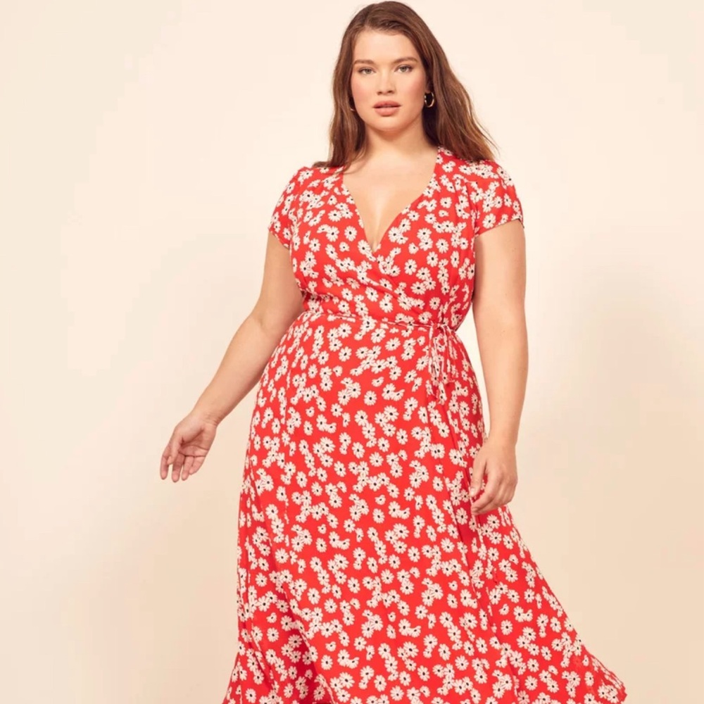 Reformation wrap dress